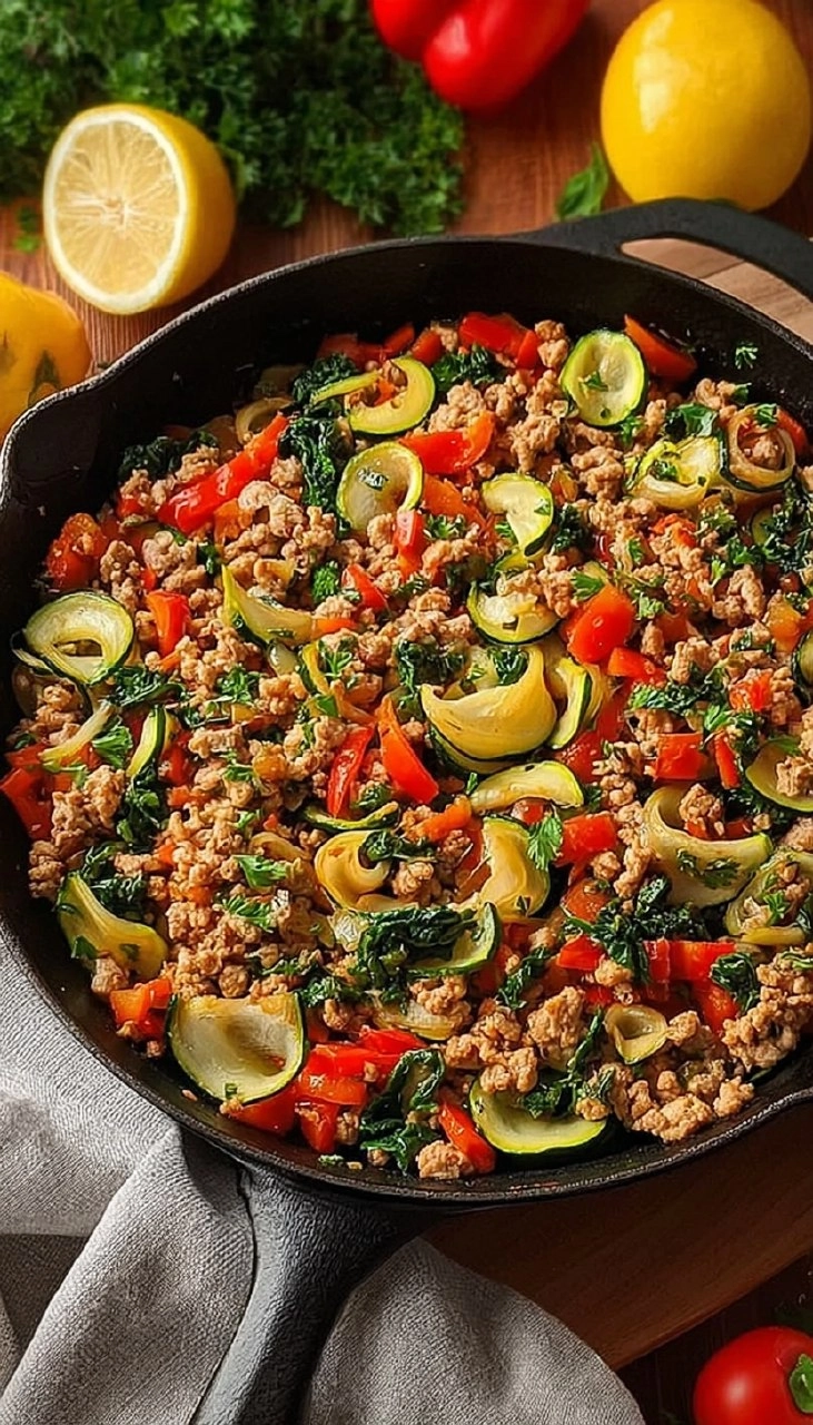 Ground Turkey Skillet With Veggies 7 Ground Turkey Skillet With Veggies