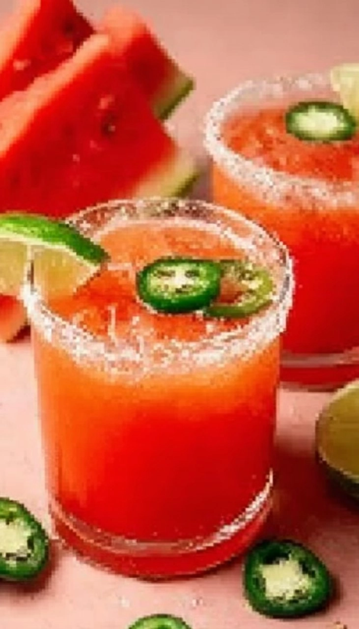 Jalapeño Watermelon Margaritas 7 Jalapeño Watermelon Margaritas