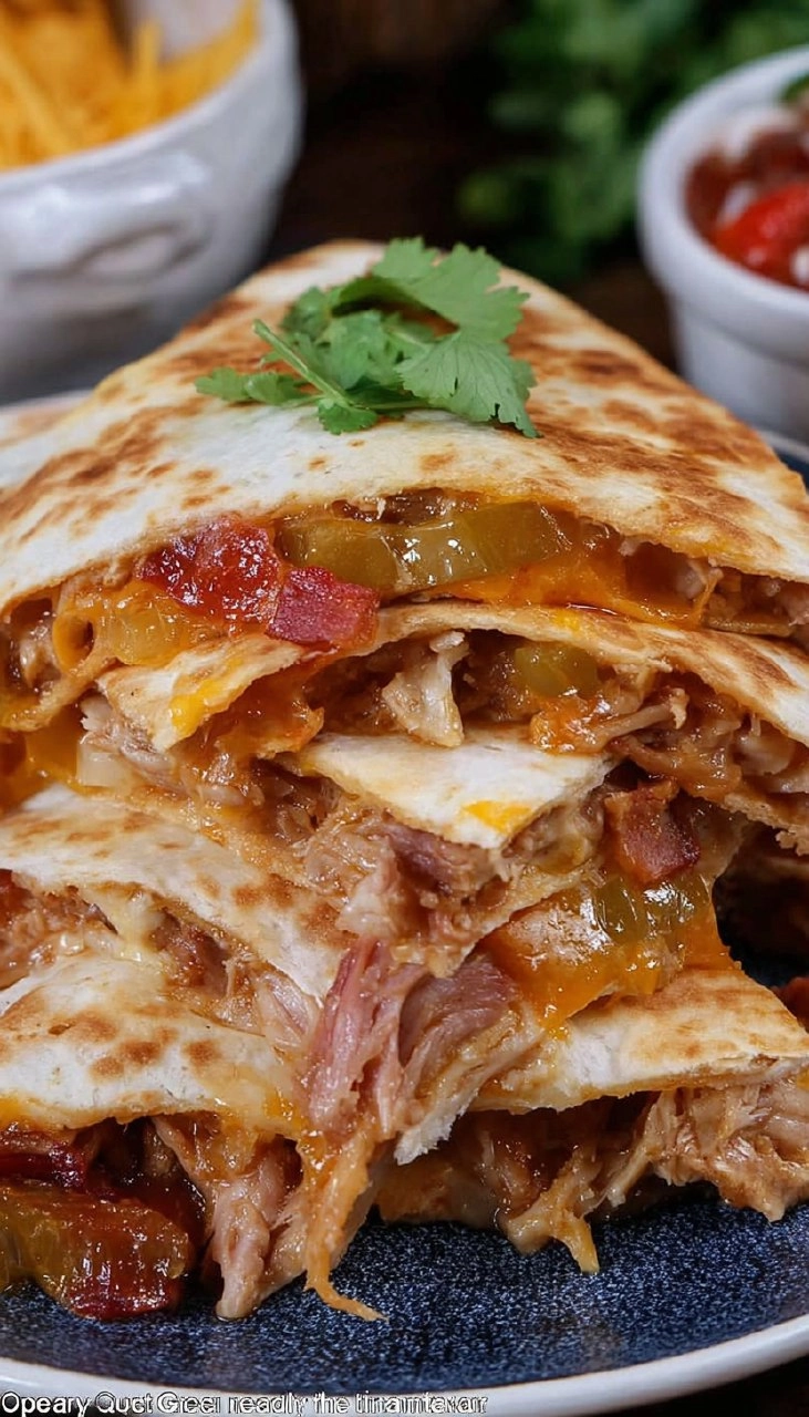 Leftover Pulled Pork Quesadillas 7 Leftover Pulled Pork Quesadillas