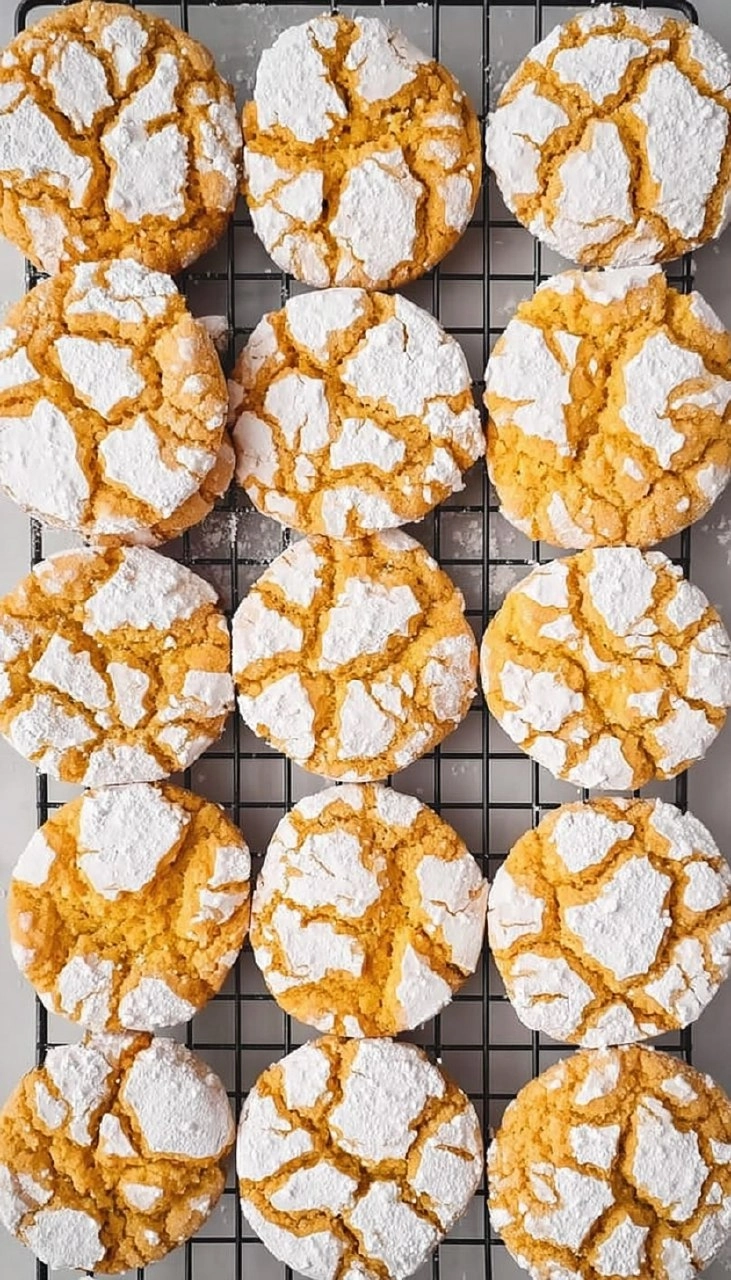 Orange Crinkle Cookies