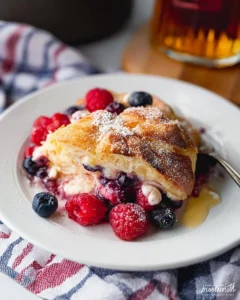 Overnight-Mixed-Berry-Croissant-Breakfast-Casserole-Recipe