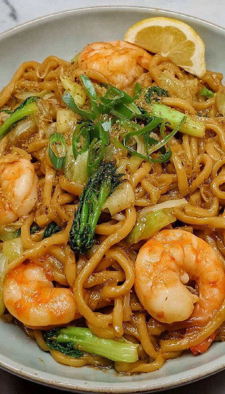 Pancit Chami With Shrimp