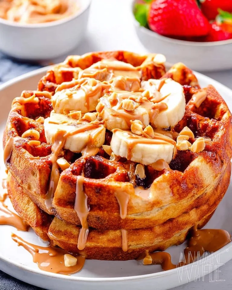 Peanut-Butter-Waffles-Recipe