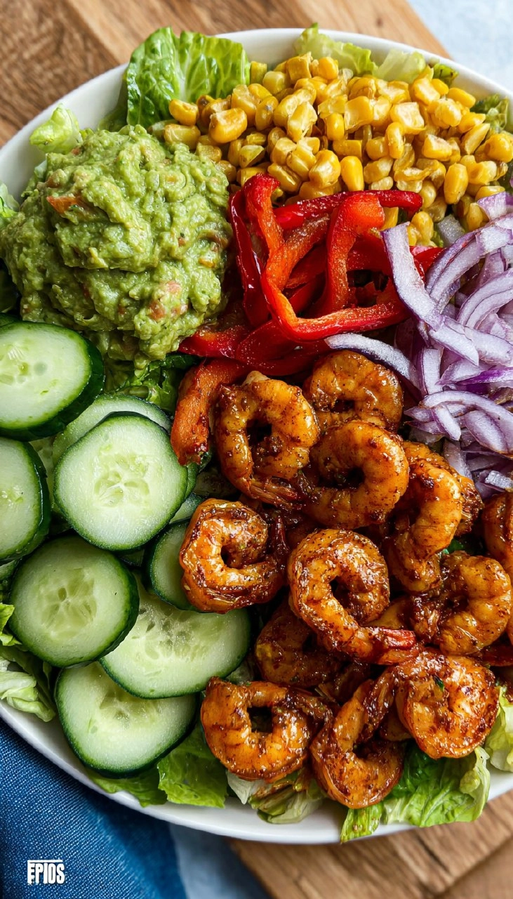 Peri Peri King Prawn Salad 7 Peri Peri King Prawn Salad