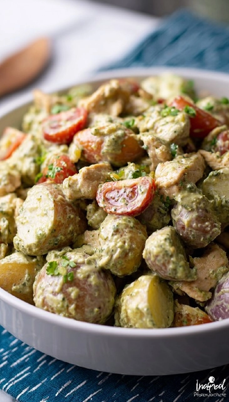Pesto Chicken Potato Salad 7 Pesto Chicken Potato Salad