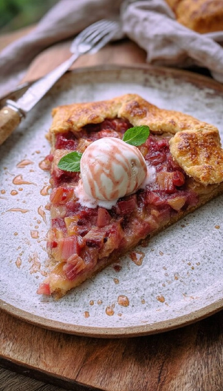 Rustic Rhubarb Galette 7 Rustic Rhubarb Galette
