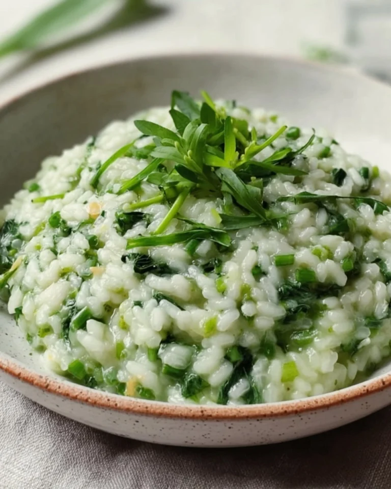 Spring-Ramp-And-Wild-Garlic-Risotto-Recipe