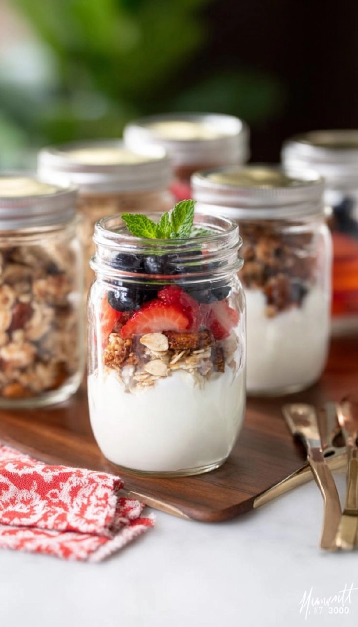 Yogurt Parfait And Granola Bar 7 Yogurt Parfait And Granola Bar