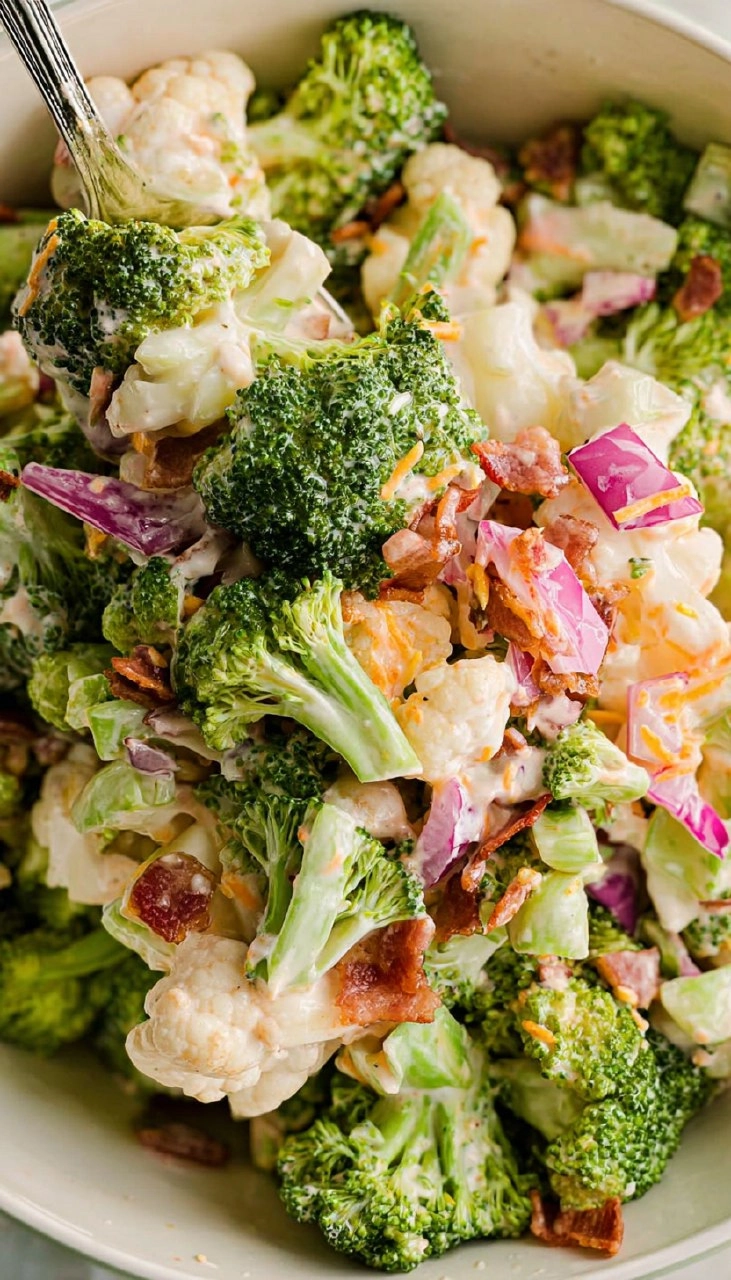 Amish Broccoli And Cauliflower Salad 7 Amish Broccoli And Cauliflower Salad