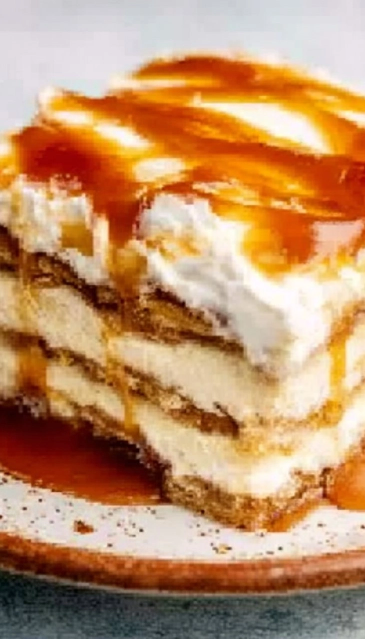 Caramel Apple Eclair Cake 7 Caramel Apple Eclair Cake