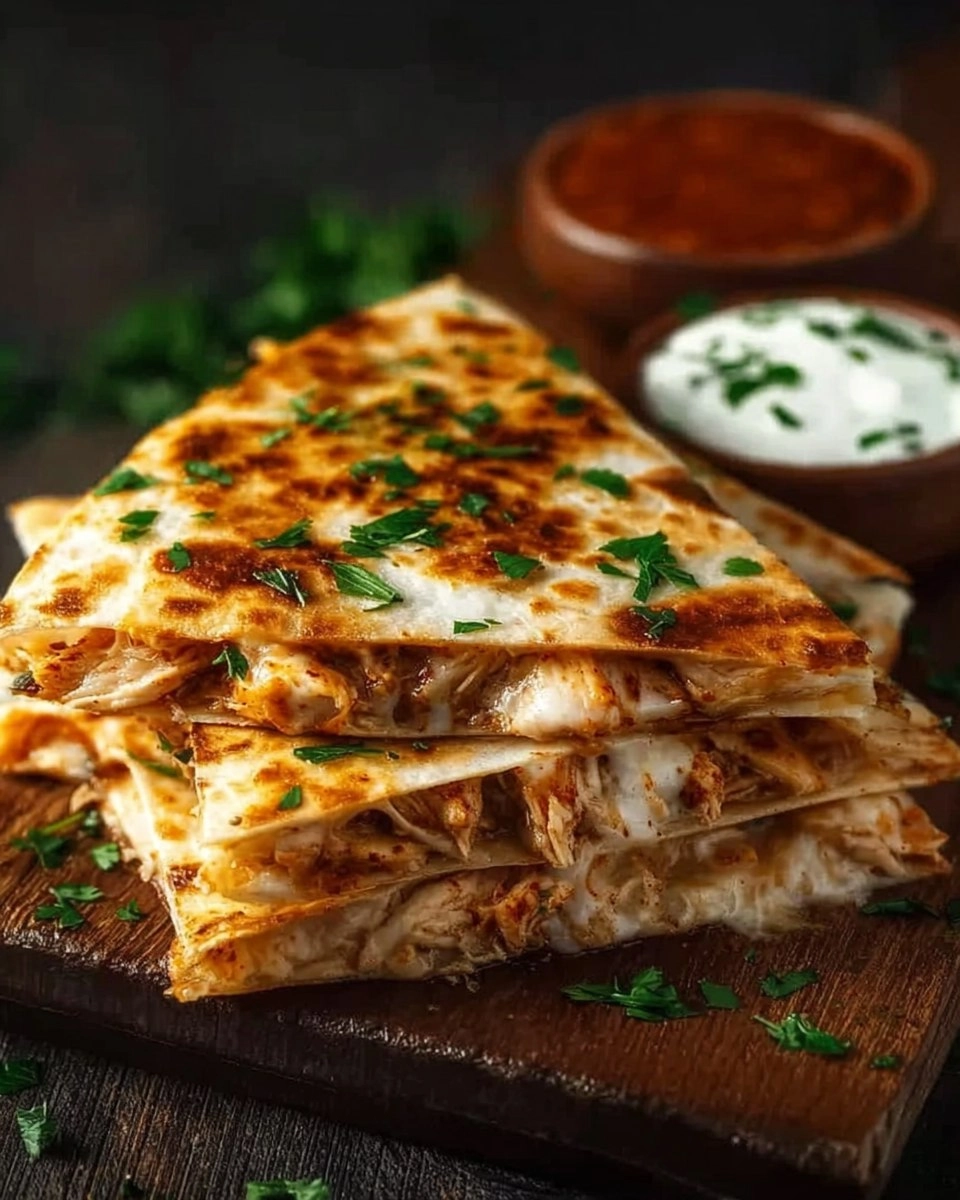 Home 5 Cheesy-Hot-Honey-Chicken-Quesadillas-With-Spicy-Jalapeno-Cream-Sauce-Recipe