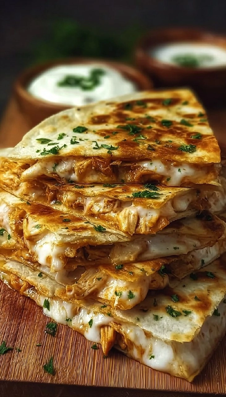 Cheesy Hot Honey Chicken Quesadillas With Spicy Jalapeño Cream Sauce 7 Cheesy Hot Honey Chicken Quesadillas With Spicy Jalapeño Cream Sauce