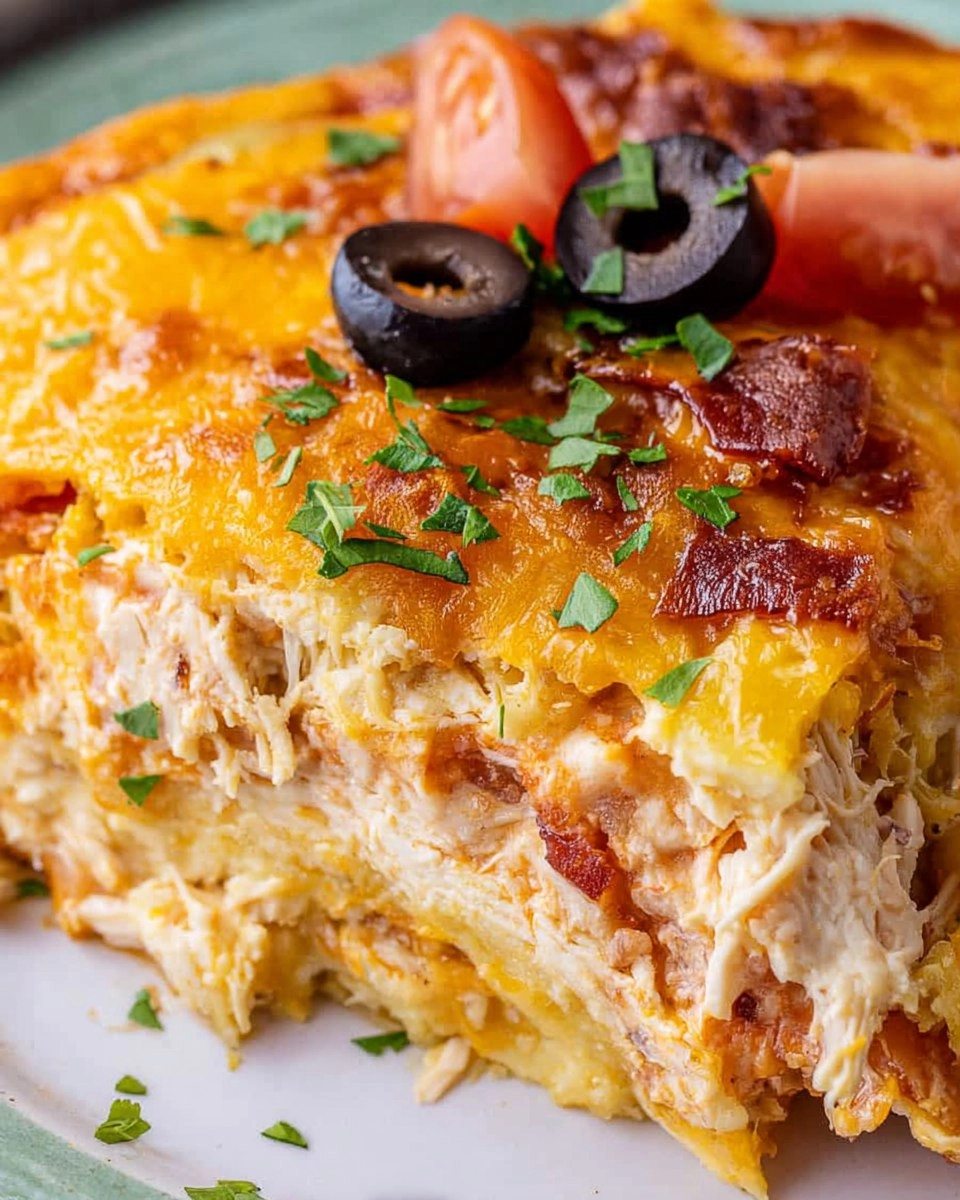 Chicken Enchilada Pie Bake