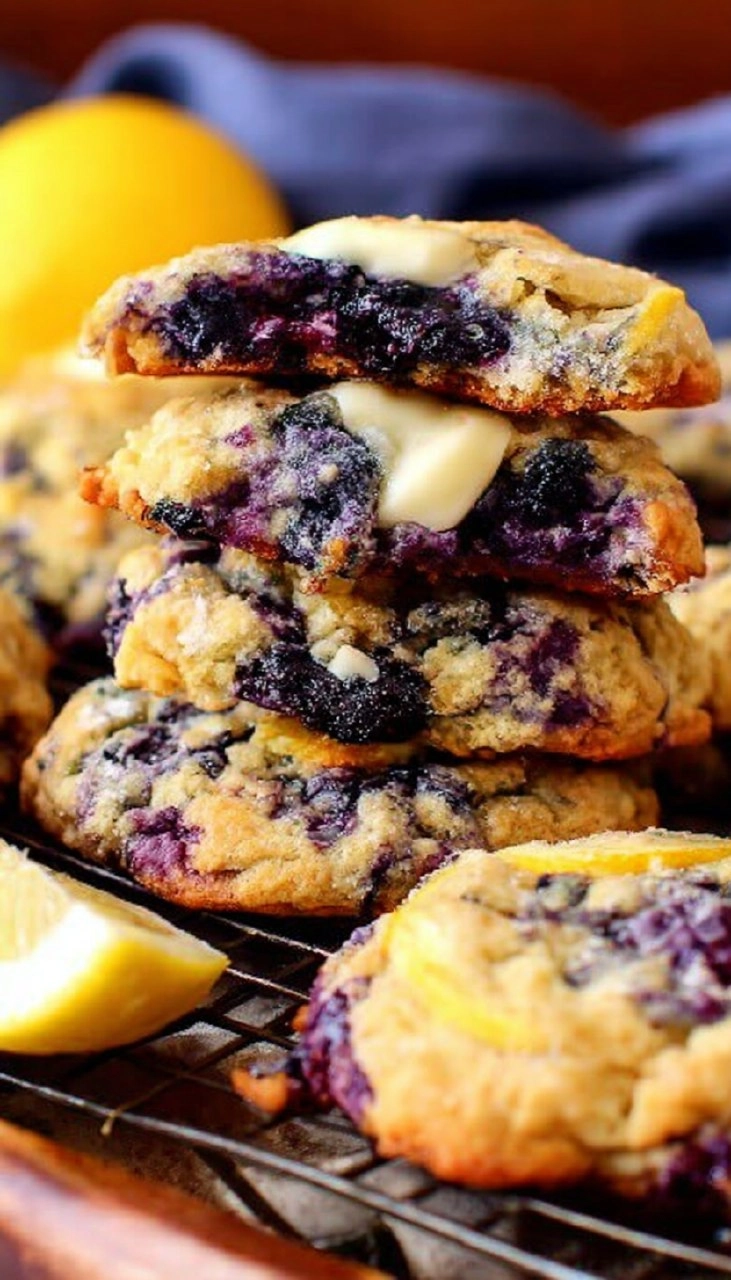 Lemon Blueberry Cookies 7 Lemon Blueberry Cookies
