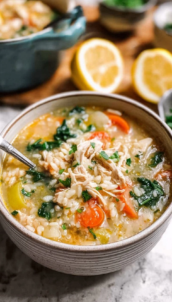 Lemon Chicken Orzo Soup 7 Lemon Chicken Orzo Soup