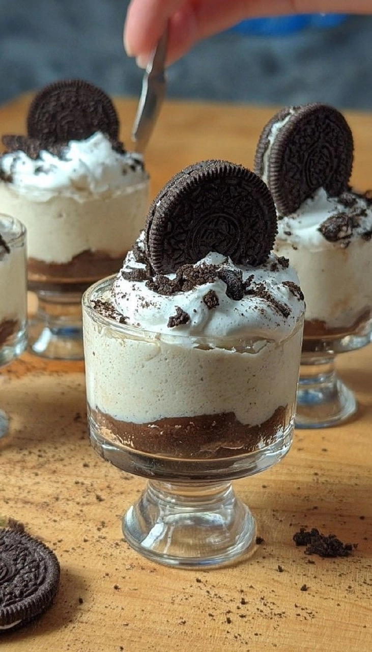 Mini Oreo Cheesecakes 7 Mini Oreo Cheesecakes