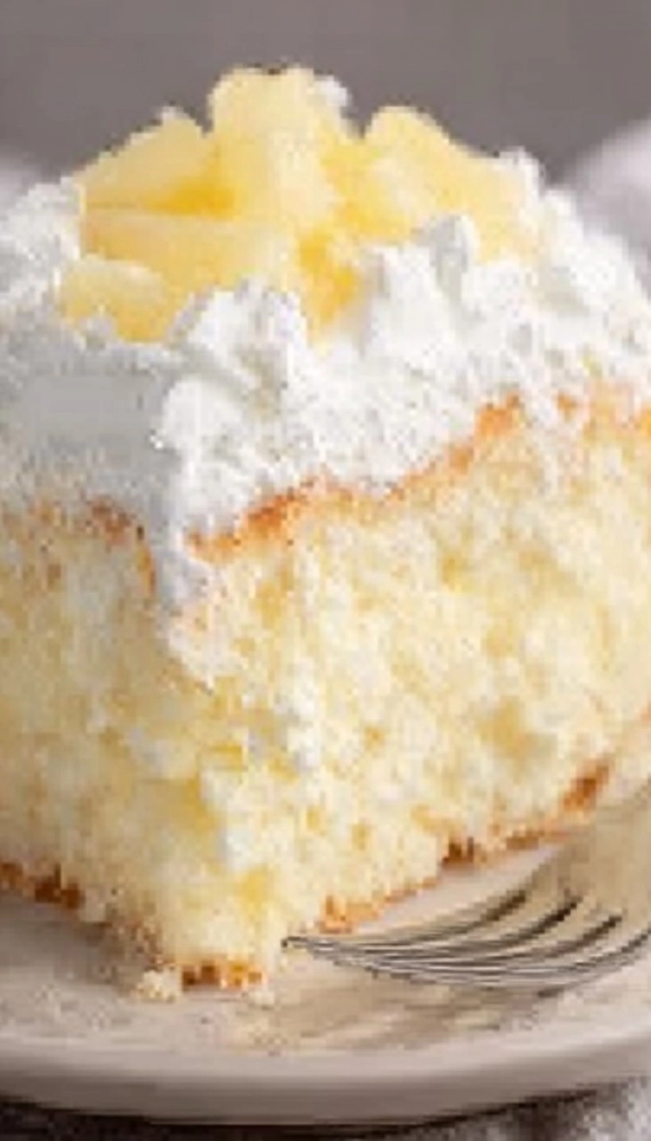 Pineapple Angel Food Cake 7 Pineapple Angel Food Cake