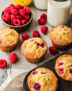 Raspberry-Lemon-Ricotta-Muffins-Recipe
