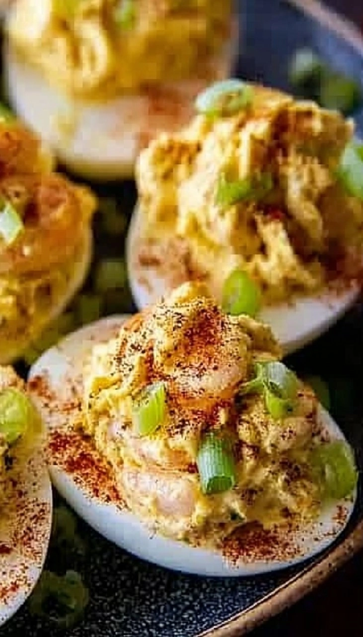 Seafood Salad Deviled Eggs 7 Seafood Salad Deviled Eggs