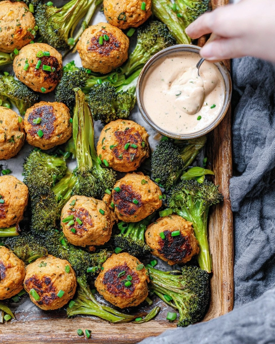 Home 4 Sheet-Pan-Firecracker-Chicken-Meatballs-And-Broccoli-Recipe