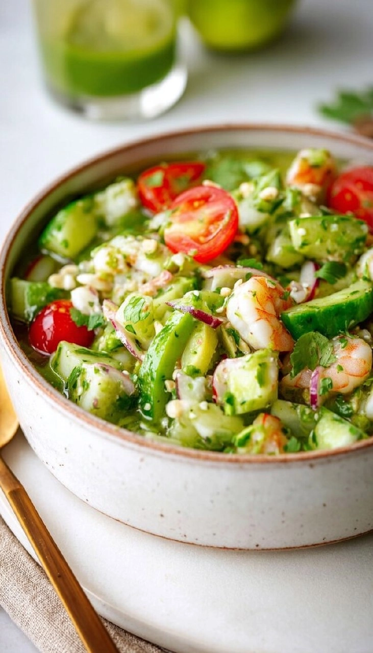 Shrimp Ceviche Verde (Mexican Green Ceviche ) 7 Shrimp Ceviche Verde (Mexican Green Ceviche )