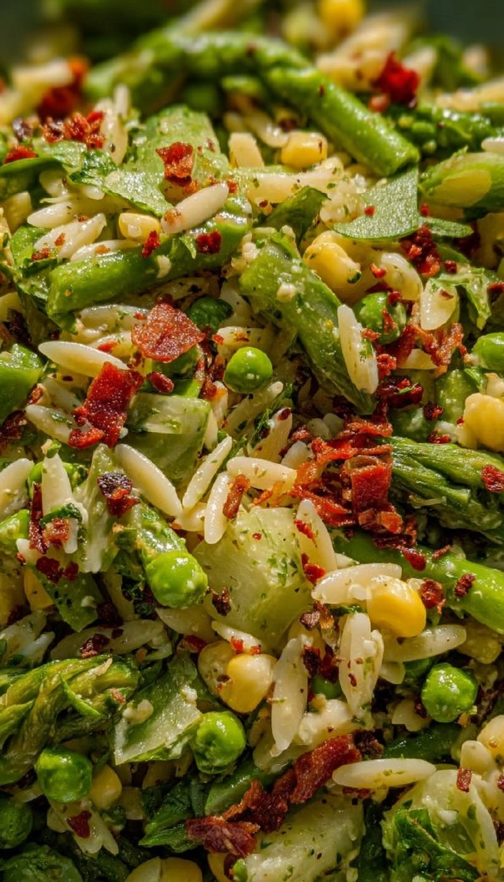 Spring Orzo Pasta Salad With Basil Vinaigrette 7 Spring Orzo Pasta Salad With Basil Vinaigrette