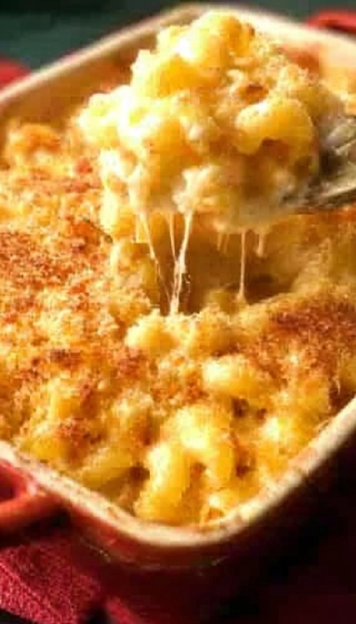 Three Cheese Baked Macaroni 7 Three Cheese Baked Macaroni