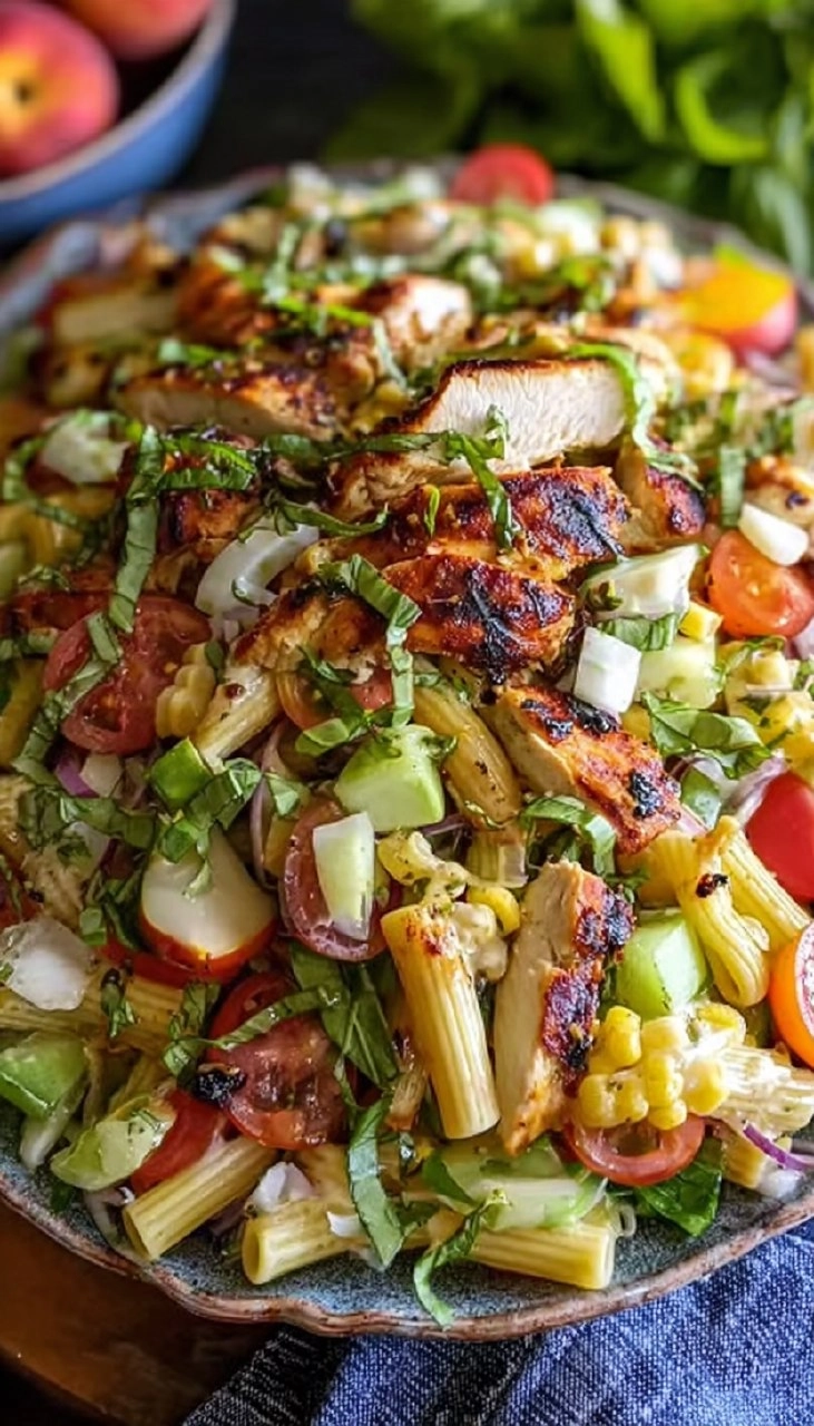 Bbq Balsamic Grilled Chicken Pasta Salad 7 Bbq Balsamic Grilled Chicken Pasta Salad