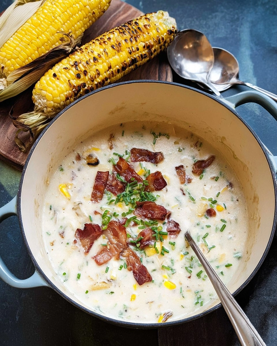 Bacon-Corn-Chowder-With-Grilled-Corn-Recipe