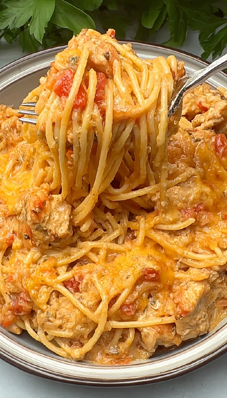 Baked Chicken Spaghetti 7 Baked Chicken Spaghetti
