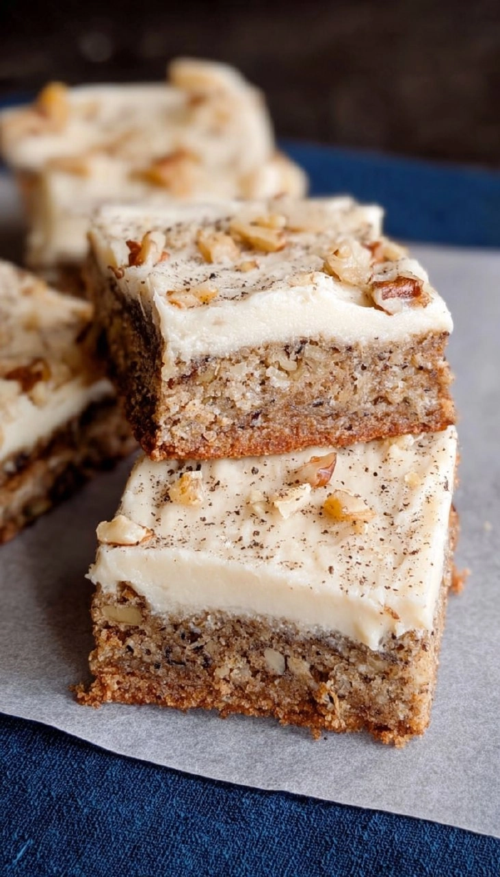 Banana Nut Bars With Cream Cheese Frosting