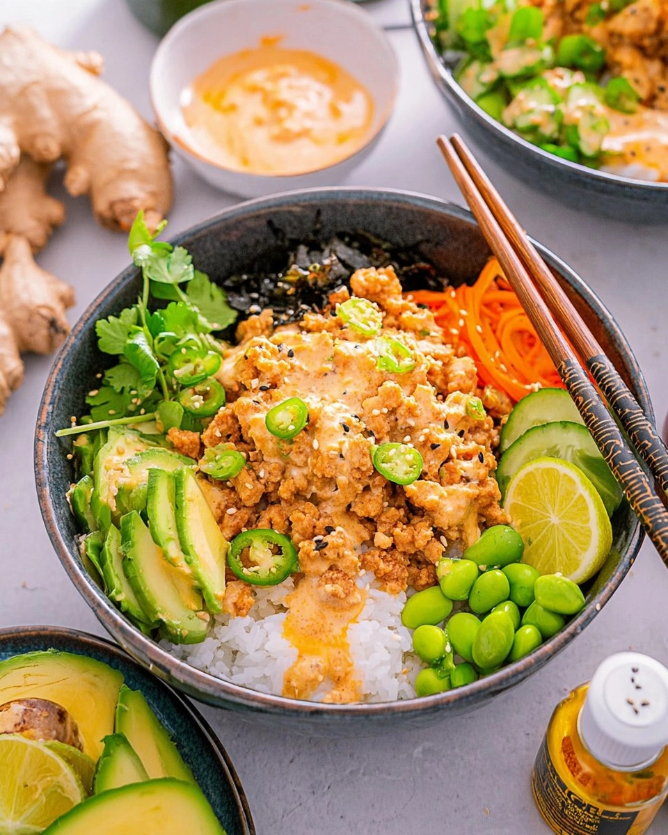 Home 3 Bang-Bang-Ground-Chicken-Bowls-Recipe