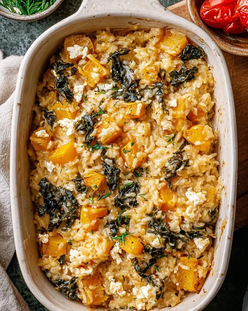 Butternut-Squash-Rice-Casserole-With-Feta-Recipe