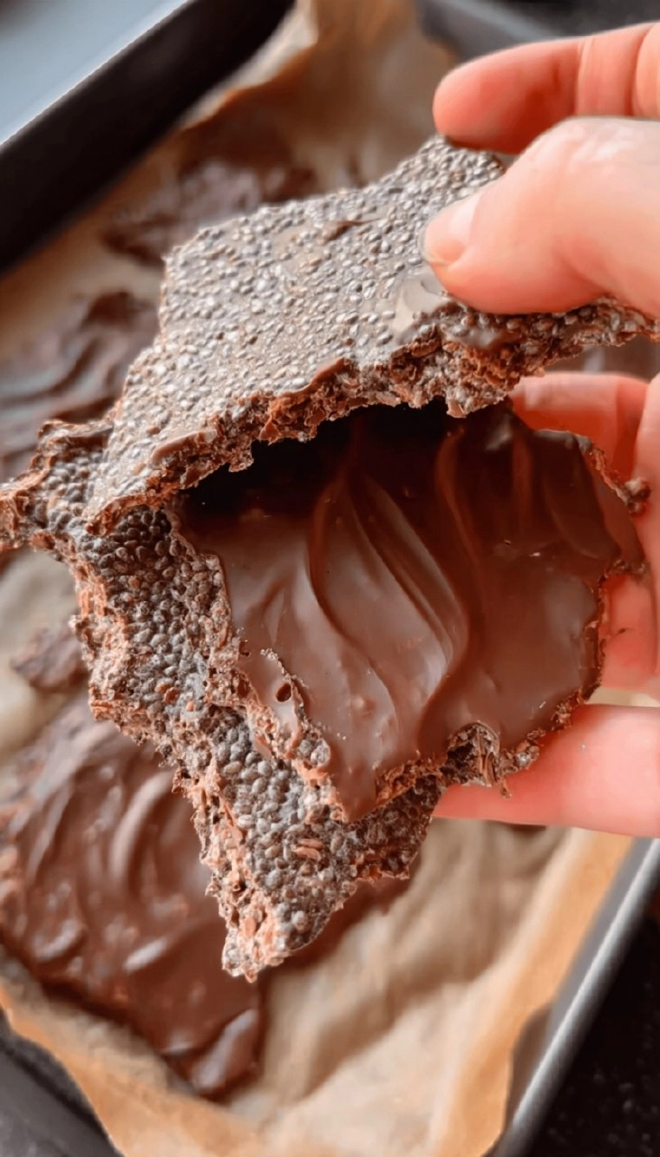 Chia Seed Chocolate Crackers 7 Chia Seed Chocolate Crackers