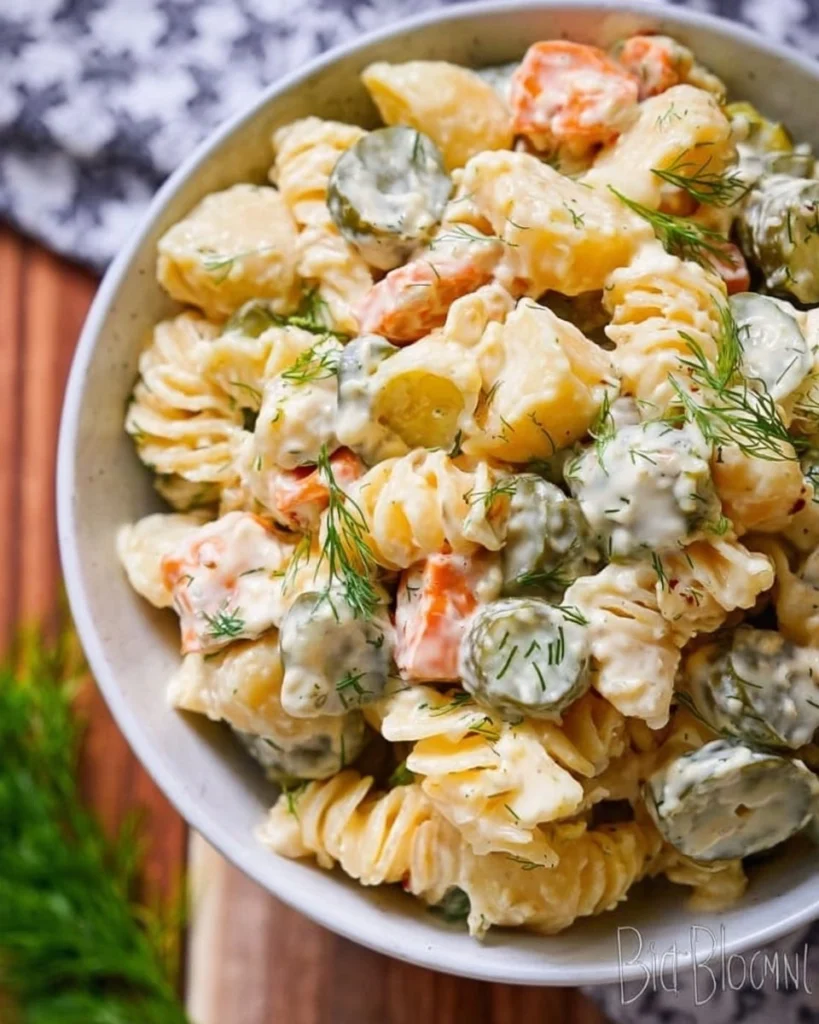 Dill-Pickle-Pasta-Salad-Recipe