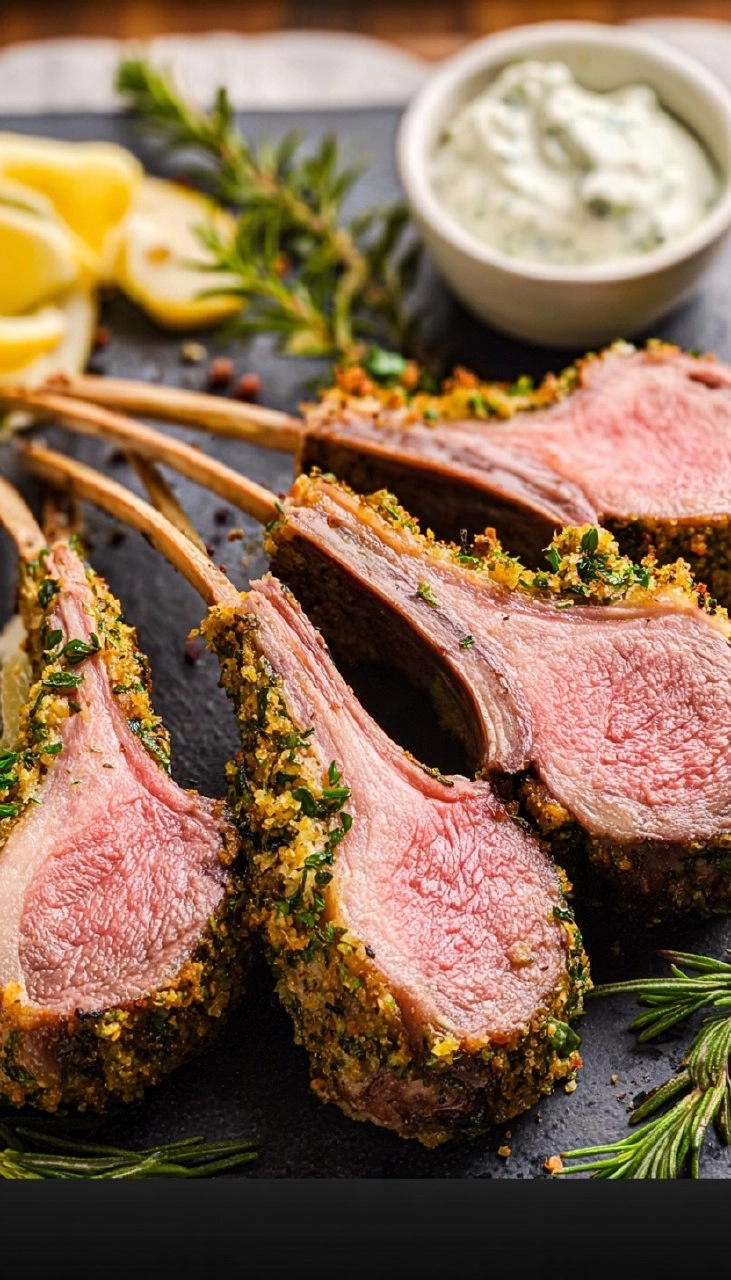 Herb Crusted Rack Of Lamb 7 Herb Crusted Rack Of Lamb