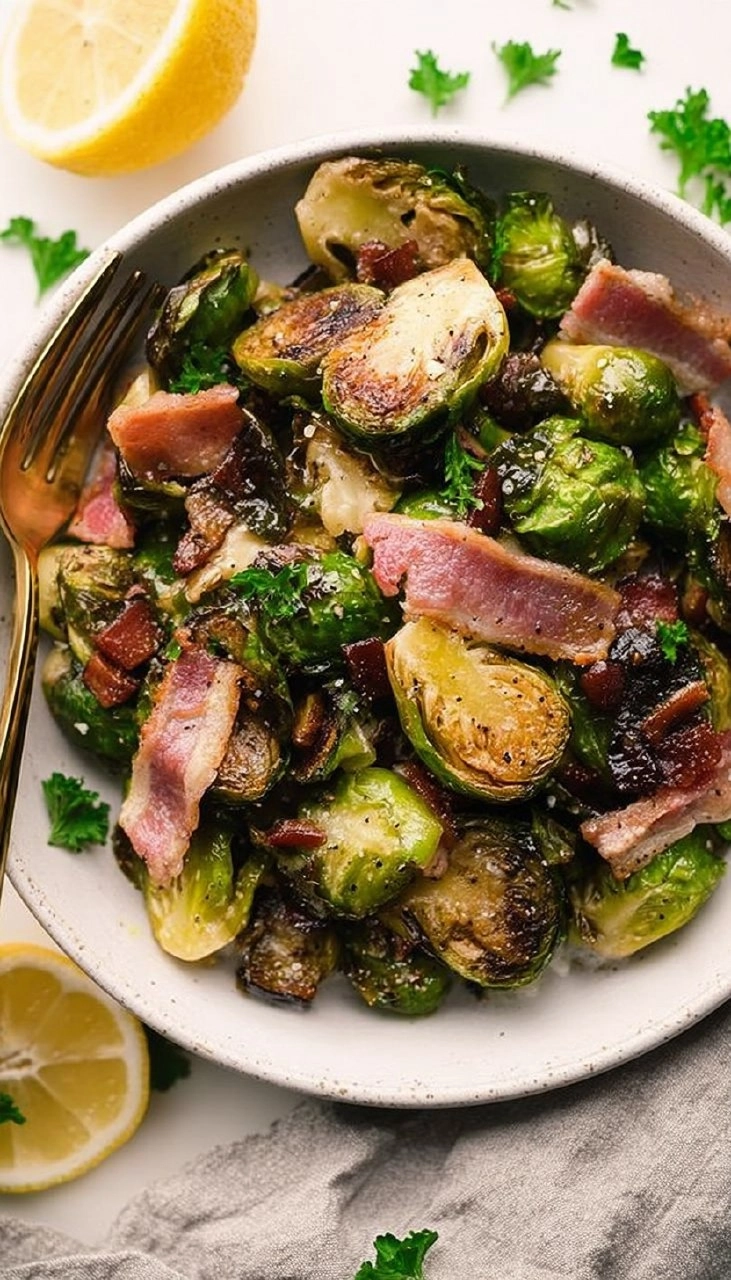 Maple Bacon Brussels Sprouts 7 Maple Bacon Brussels Sprouts