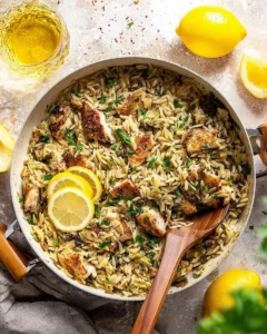 One-Pot-Chicken-Piccata-Orzo-Recipe