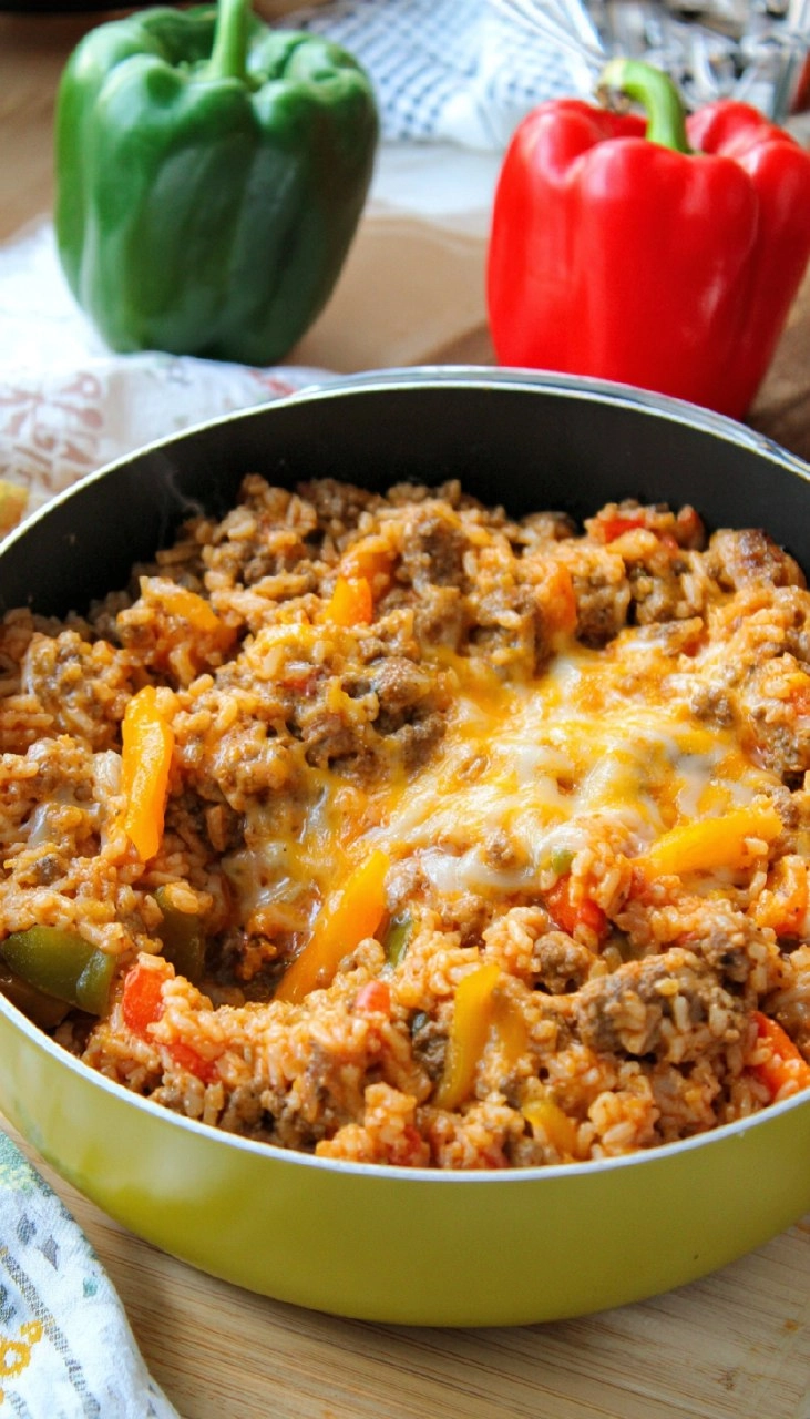 One Pot Stuffed Pepper Casserole 7 One Pot Stuffed Pepper Casserole