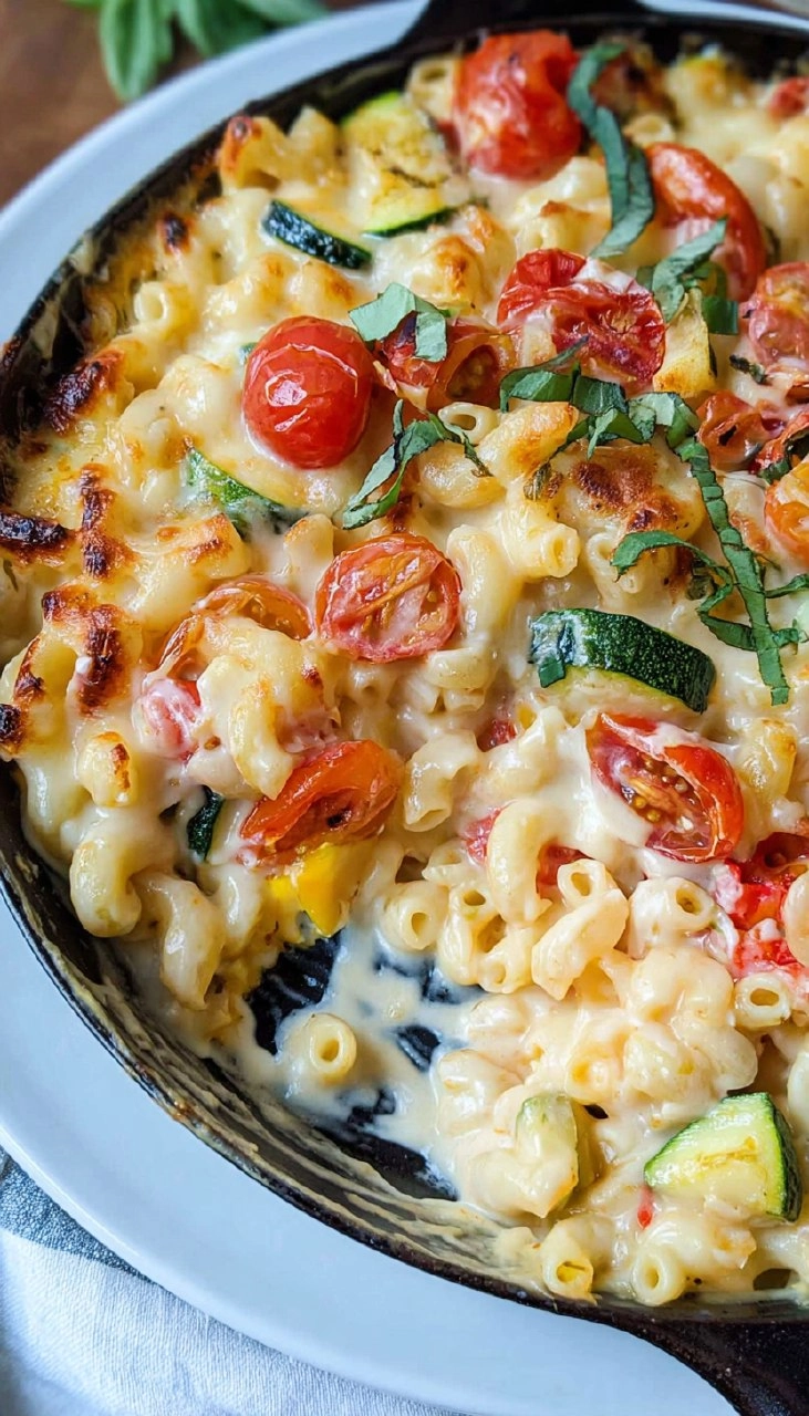 Skillet Mac And Cheese With Tomatoes And Zucchini 7 Skillet Mac And Cheese With Tomatoes And Zucchini