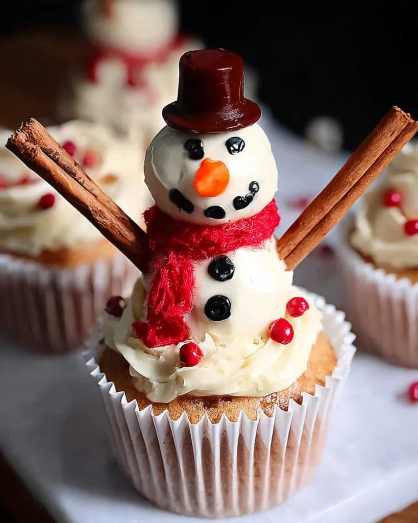 Snowman-Cupcakes-Recipe