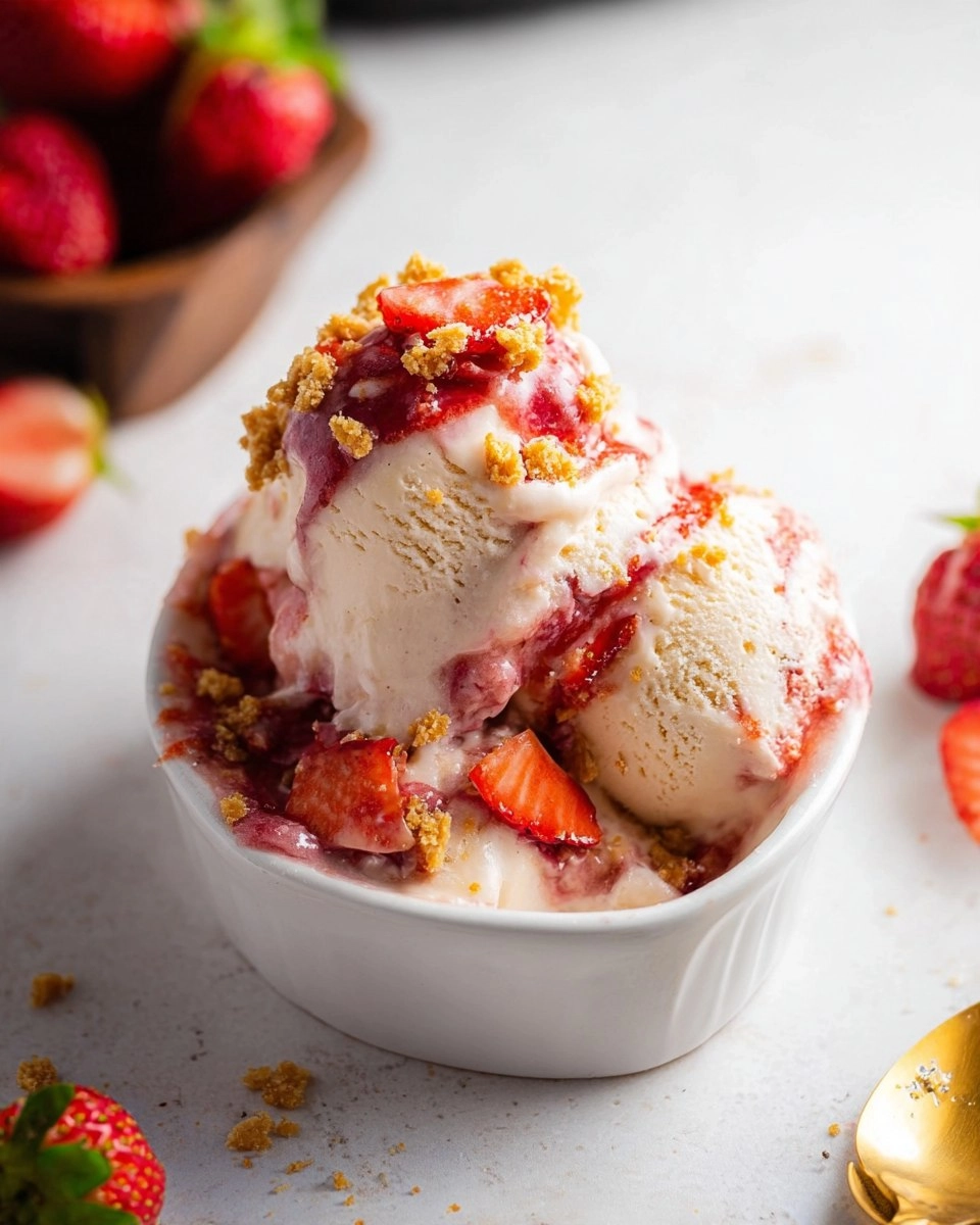 Home 4 Strawberry-Cheesecake-Cottage-Cheese-Ice-Cream-Recipe