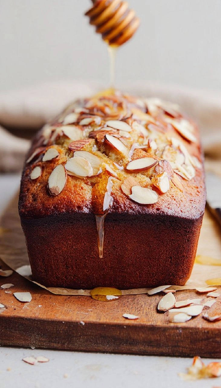 1-Bowl Honey Almond Snack Cake