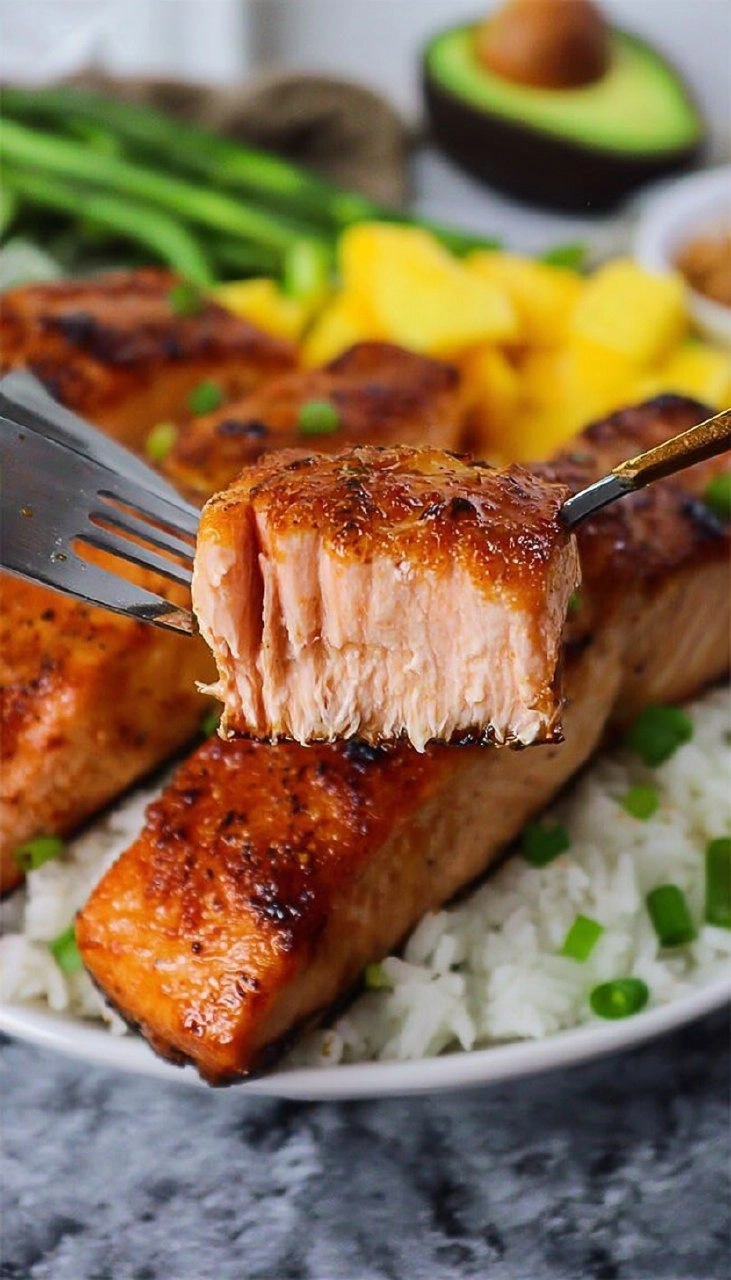 Air Fryer Honey Garlic Salmon