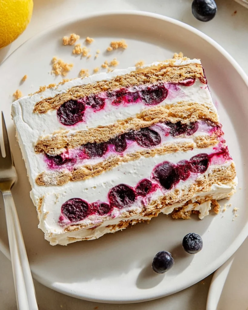 Blueberry-Lemon-Icebox-Cake-Recipe