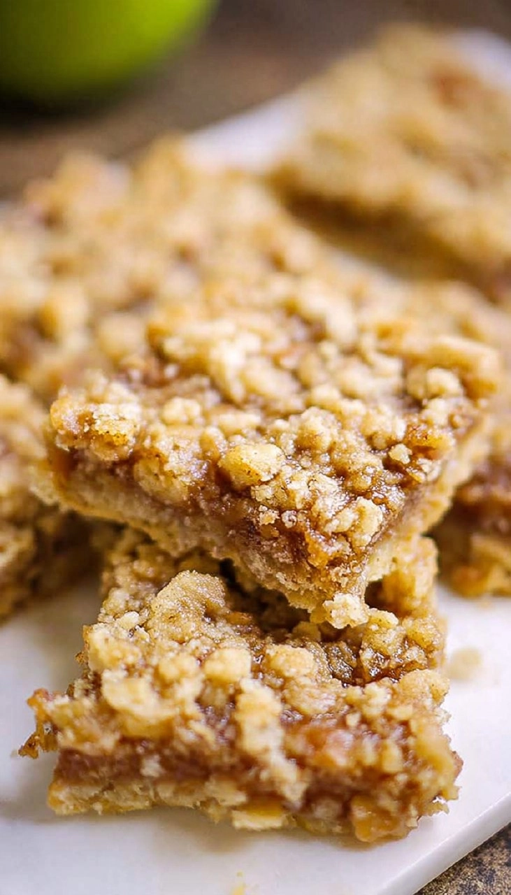 Chai Apple Pie Crumble Bars
