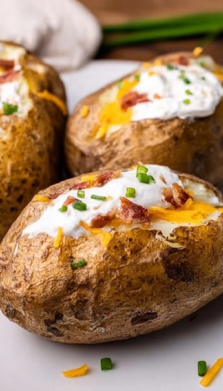 Crock Pot Baked Potatoes