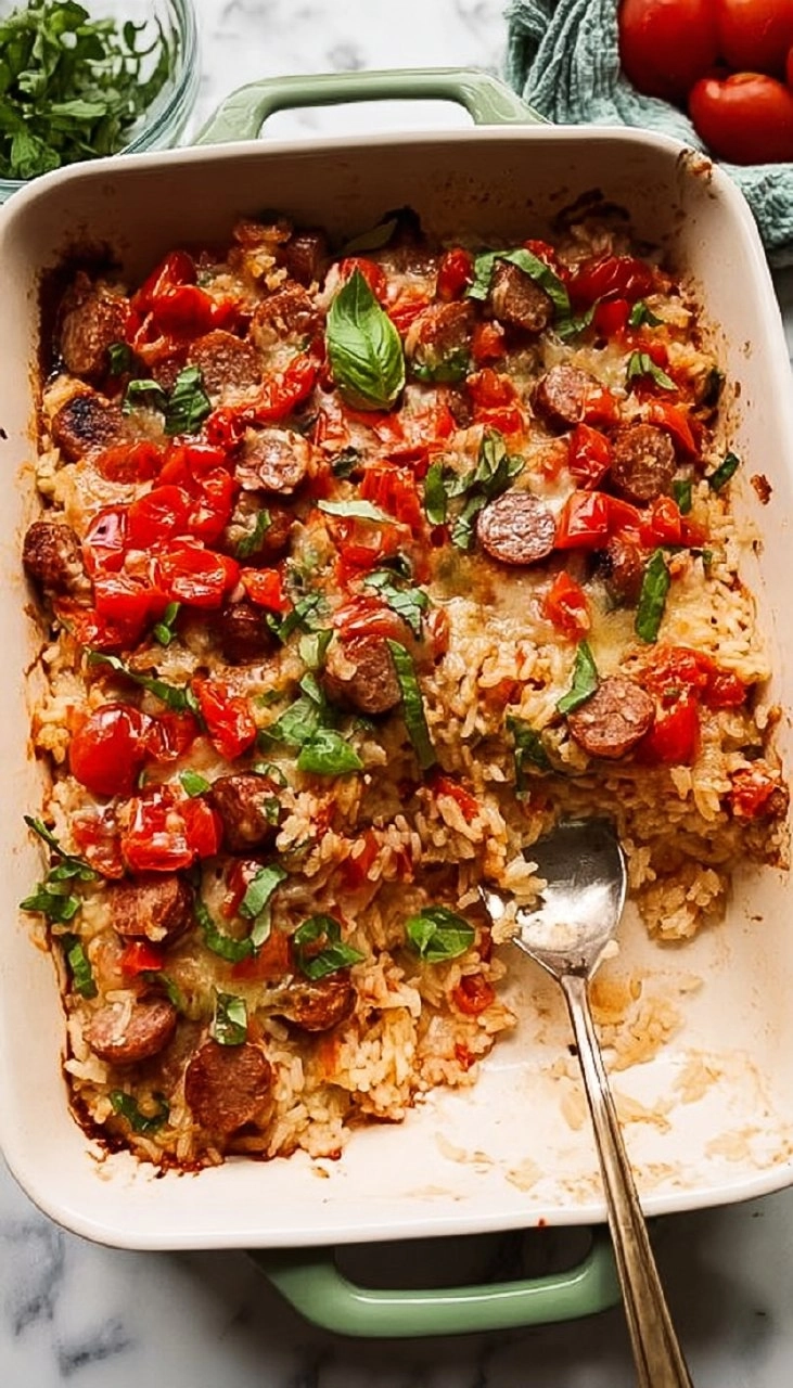 Italian Sausage And Rice Casserole