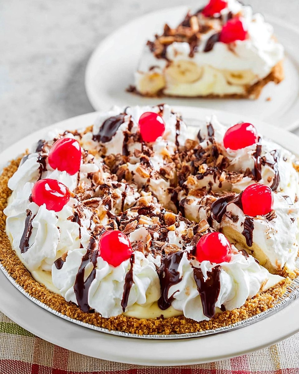 No-Bake-Banana-Split-Pie-Recipe