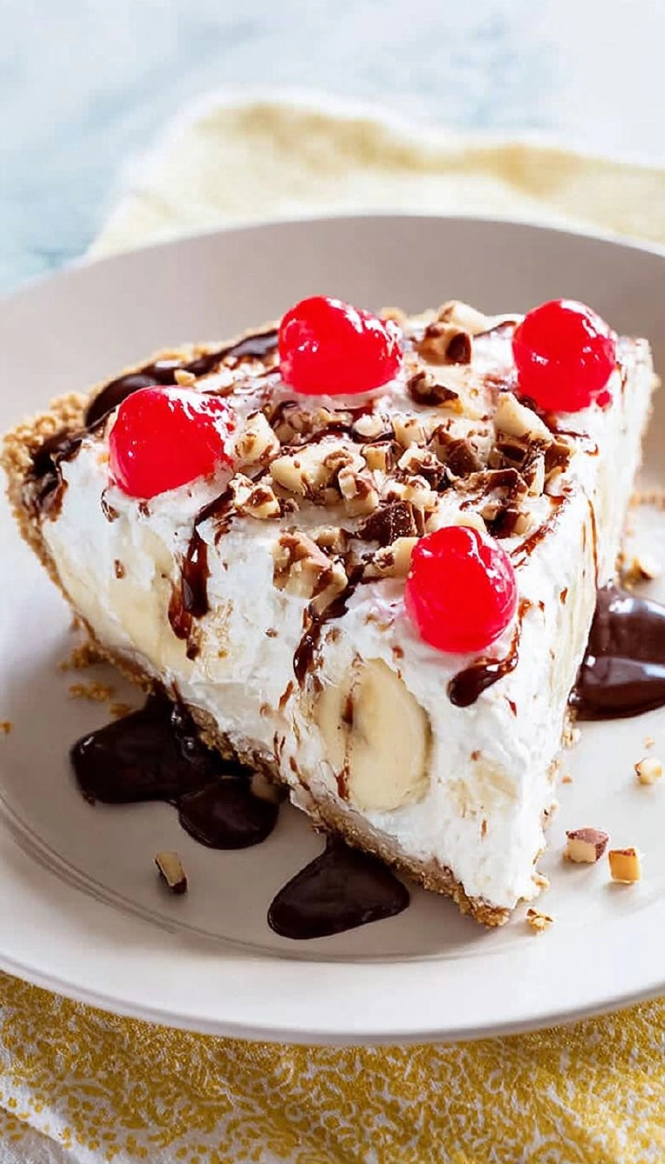 No-Bake Banana Split Pie 7 No-Bake Banana Split Pie